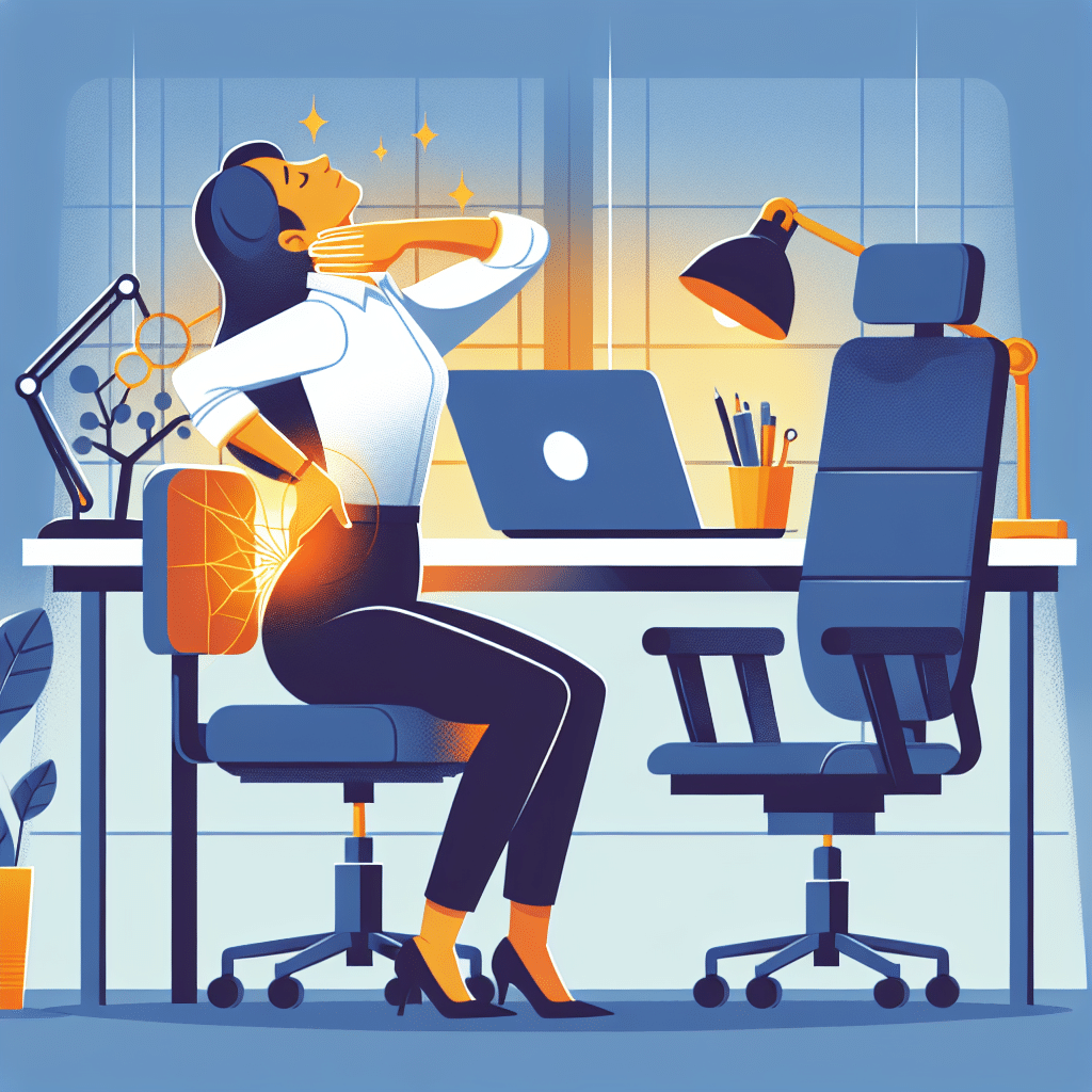Neck pain relief for home office workers