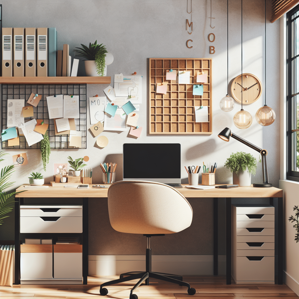 Creative home office organization ideas for efficiency