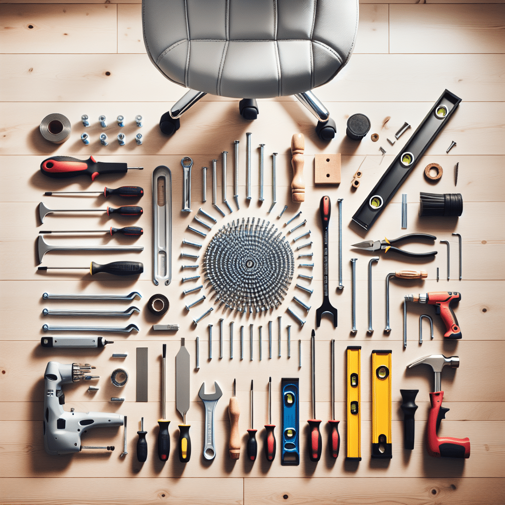 Essential tools for assembling your ergonomic chair