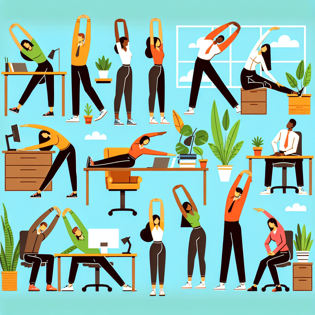 Stretching exercises for desk job warriors