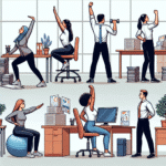 Exercises to strengthen your back at work