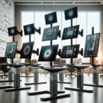 Monitor stands that ensure eye-level comfort while working