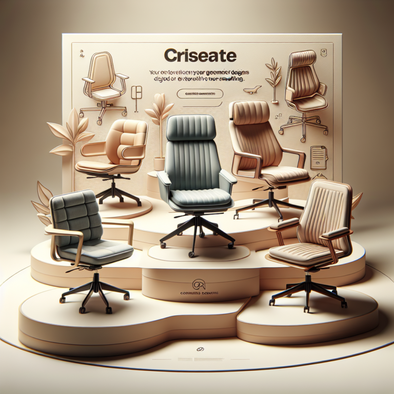 Chairs designed for comfort during long hours of work